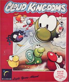Box cover for Cloud Kingdoms on the Atari ST.