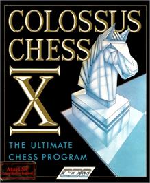 Box cover for Colossus Chess X on the Atari ST.