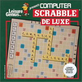 Box cover for Computer Scrabble De Luxe on the Atari ST.