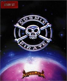 Box cover for Cosmic Pirate on the Atari ST.