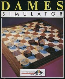 Box cover for Dames Simulator on the Atari ST.