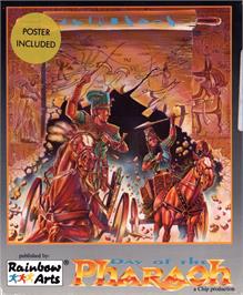 Box cover for Day Of The Pharaoh on the Atari ST.