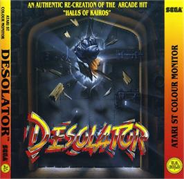 Box cover for Desolator on the Atari ST.