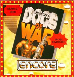 Box cover for Dogs Of War on the Atari ST.