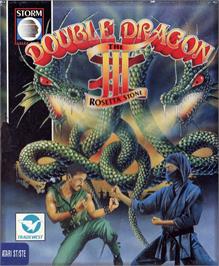 Box cover for Double Dragon 3 - The Rosetta Stone on the Atari ST.