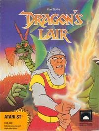 Box cover for Dragon's Lair on the Atari ST.