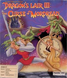 Box cover for Dragon's Lair 3: The Curse of Mordread on the Atari ST.
