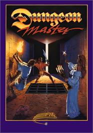 Box cover for Dungeon Master on the Atari ST.