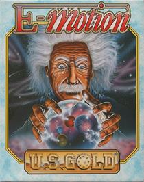 Box cover for E-motion on the Atari ST.