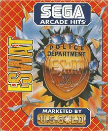 Box cover for ESWAT on the Atari ST.