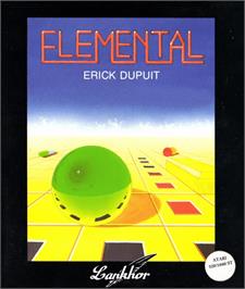 Box cover for Elemental on the Atari ST.