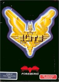 Box cover for Elite on the Atari ST.
