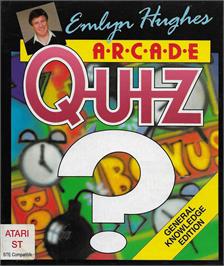 Box cover for Emlyn Hughes Arcade Quiz on the Atari ST.