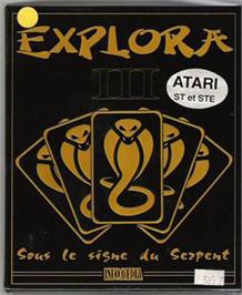 Box cover for Explora III: Sous Le Signe Du Serpent on the Atari ST.