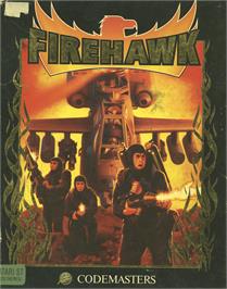 Box cover for Firehawk on the Atari ST.