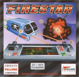 Box cover for Firestar on the Atari ST.