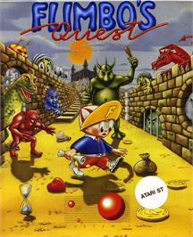 Box cover for Flimbo's Quest on the Atari ST.