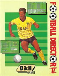 Box cover for Football Director 2 on the Atari ST.