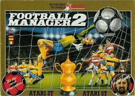 Box cover for Football Manager 2 on the Atari ST.