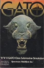 Box cover for GATO on the Atari ST.