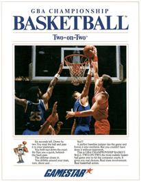 Box cover for GBA Championship Basketball - Two-on-Two on the Atari ST.