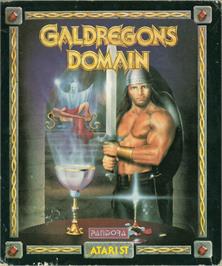 Box cover for Galdregon's Domain on the Atari ST.