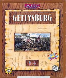 Box cover for Gettysburg on the Atari ST.
