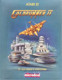 Box cover for Goldrunner 2 on the Atari ST.