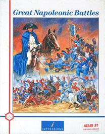 Box cover for Great Napoleonic Battles on the Atari ST.