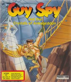 Box cover for Guy Spy And The Crystals Of Armageddon on the Atari ST.