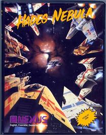 Box cover for Hades Nebula on the Atari ST.