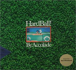 Box cover for Hardball! on the Atari ST.