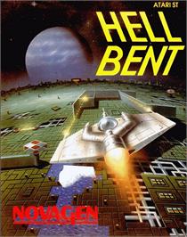 Box cover for Hell Bent on the Atari ST.