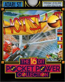 Box cover for Hot Shot on the Atari ST.