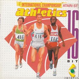 Box cover for International Championship Athletics on the Atari ST.