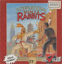 Box cover for International Ninja Rabbits on the Atari ST.