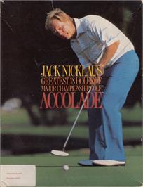 Box cover for Jack Nicklaus' Greatest 18 Holes of Major Championship Golf on the Atari ST.