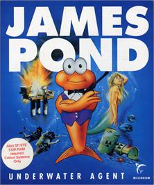 Box cover for James Pond on the Atari ST.