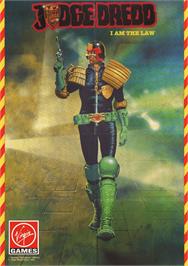 Box cover for Judge Dredd on the Atari ST.