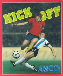 Box cover for Kick Off on the Atari ST.