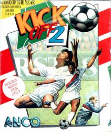 Box cover for Kick Off 2 on the Atari ST.