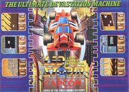 Box cover for L.E.D. Storm on the Atari ST.