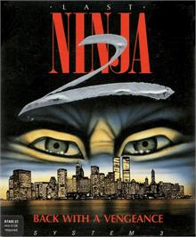 Box cover for Last Ninja 2 - Back with a Vengeance on the Atari ST.
