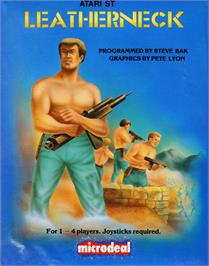 Box cover for Leatherneck on the Atari ST.