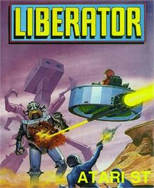 Box cover for Liberator on the Atari ST.