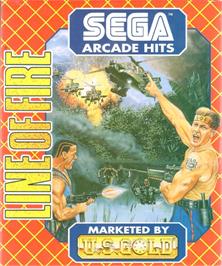 Box cover for Line of Fire / Bakudan Yarou on the Atari ST.