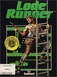 Box cover for Lode Runner on the Atari ST.
