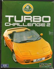 Box cover for Lotus Turbo Challenge 2 on the Atari ST.