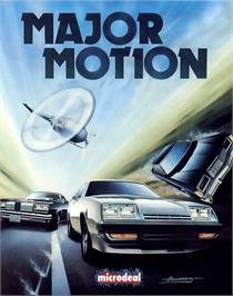 Box cover for Major Motion on the Atari ST.
