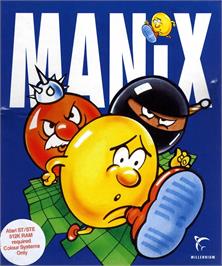 Box cover for Manix on the Atari ST.